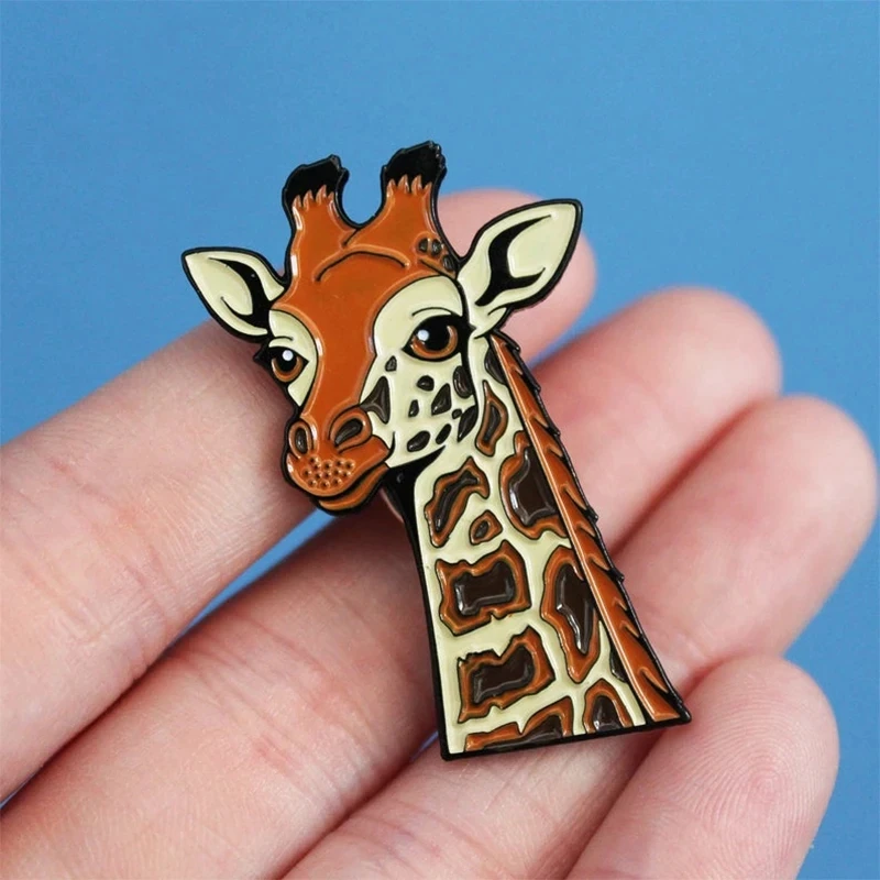 Jewelry Giraffe Women Lapel Collar Pin Clothing Accessories Brooch Badge
