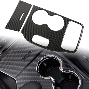 

Car Carbon Fiber Console Gear Shift Sticker Trim for Jeep Grand Cherokee 2014-2015