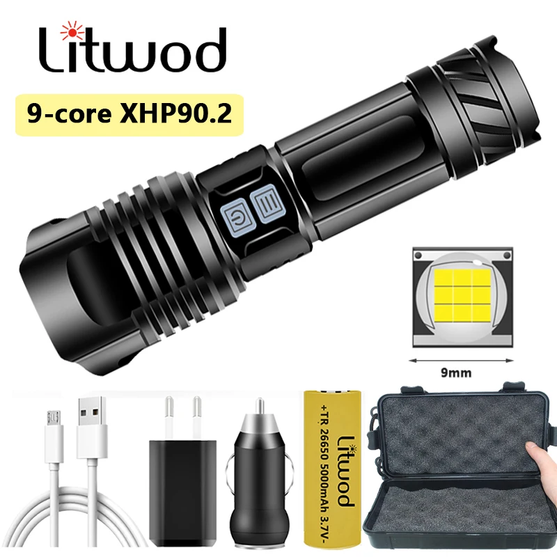 Xhp90-2-Led-XHP70-2-Usb-18650-26650-9.jpg