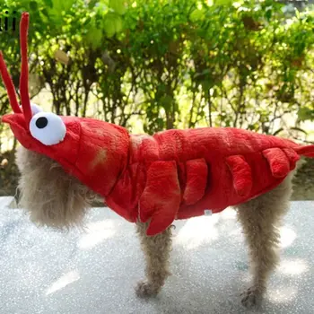 

Cute Suit Pet Dog Costume Lobster Clothes for Cat Halloween Dress Up Apparel Kit