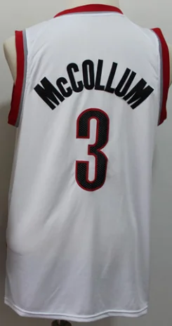 Мужской baskeball Portland Damian Lillard c. J. McCollum Клайд Дрекслер Майки - Цвет: As photo
