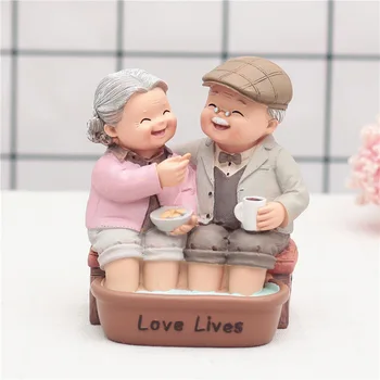 

Grandpa and grandma washing feet model doll Educational toy Action Figure Collectible Model Doll Toy Gift Children Free Delivery