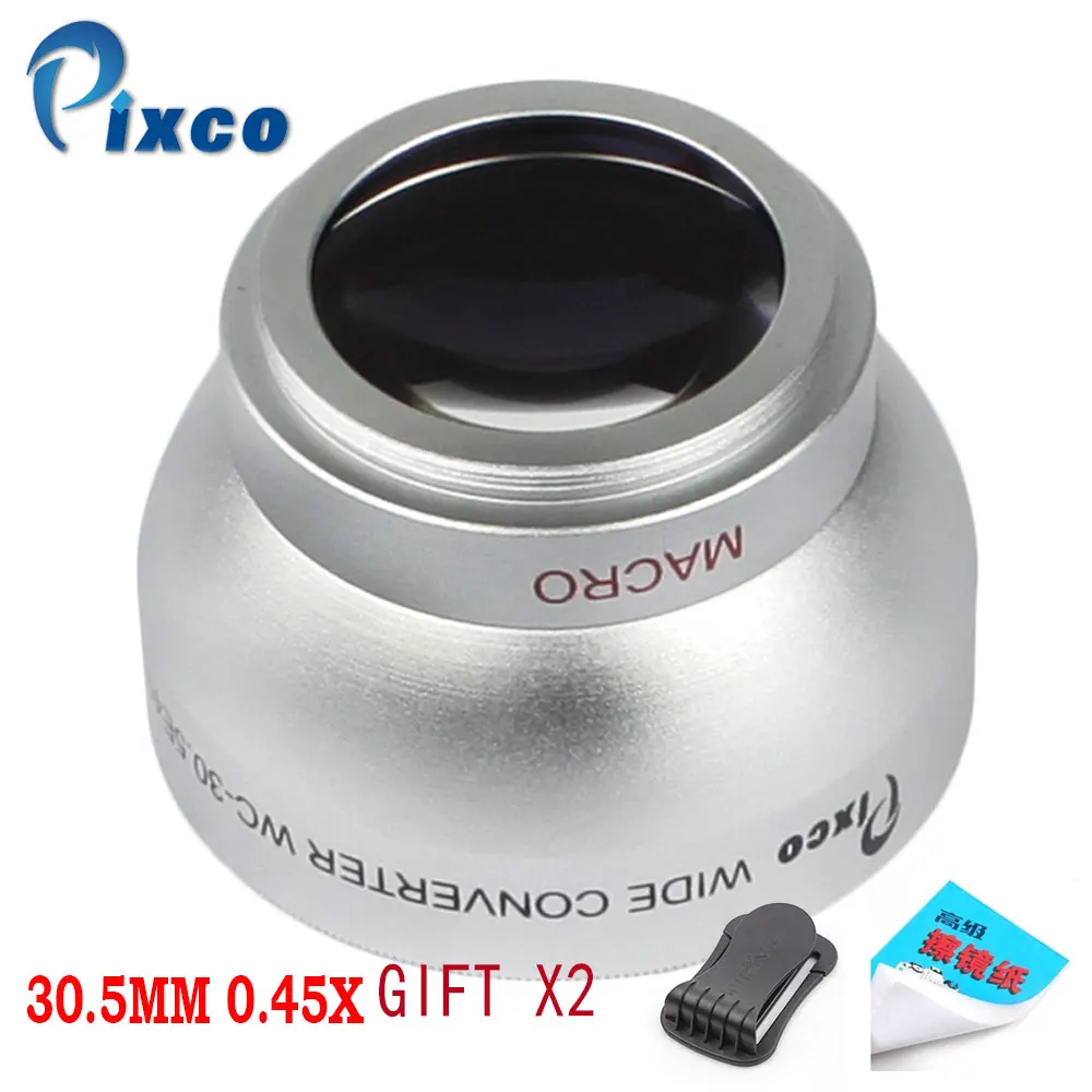 30 5 мм 0.45X Широкоугольный объектив с макро для Canon Nikon Pentax Sony Panasonic