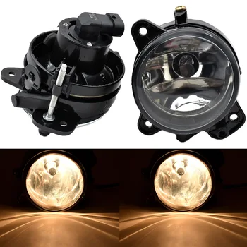 

2x Front Fog Light With Halogen Bulb 7E0941700 For T5 Transporter Multivan Caravelle P olo Gol Crafter For S koda Fabia Roomster