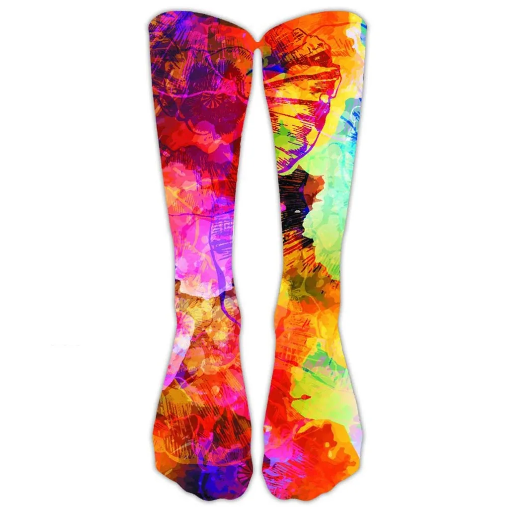 Повседневные деловые носки для работы Длинные спортивные с объемным