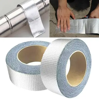 

Aluminum Foil Tape 10cm*1.5m Home Tools Useful PVC Practical DIY Sealing Tape Waterproof Tape Bucket Repair Leakage Water Tap