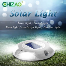 CHIZAO светодиодный уличный светильник на солнечной батарее, ландшафтный светильник, безопасный аварийный декоративный светильник s для сада, лужайки, дорожного тротуара, лестничная площадка