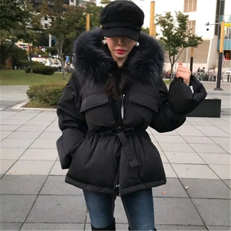 nueva moda tendencia Повседневная Chaqueta de algodón ropa de invierno suelta pan ropa mujer grueso abajo abrigo mujer corto