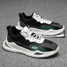 New Spring Summer Autumn Men Sports Shoes Fashion Mesh Surface Breathable Running Shoes Men Vulcanized Shoes