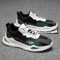 New Spring Summer Autumn Men Sports Shoes Fashion Mesh Surface Breathable Running Shoes Men Vulcanized Shoes