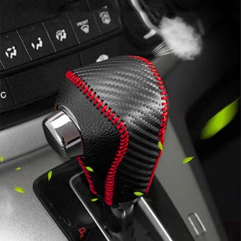

FORAUTO Leather Car Automatic Shift Knob Cover Gear Shift Collar Case Fit for Honda 2015 2016 CRV Car Styling Auto Accessories