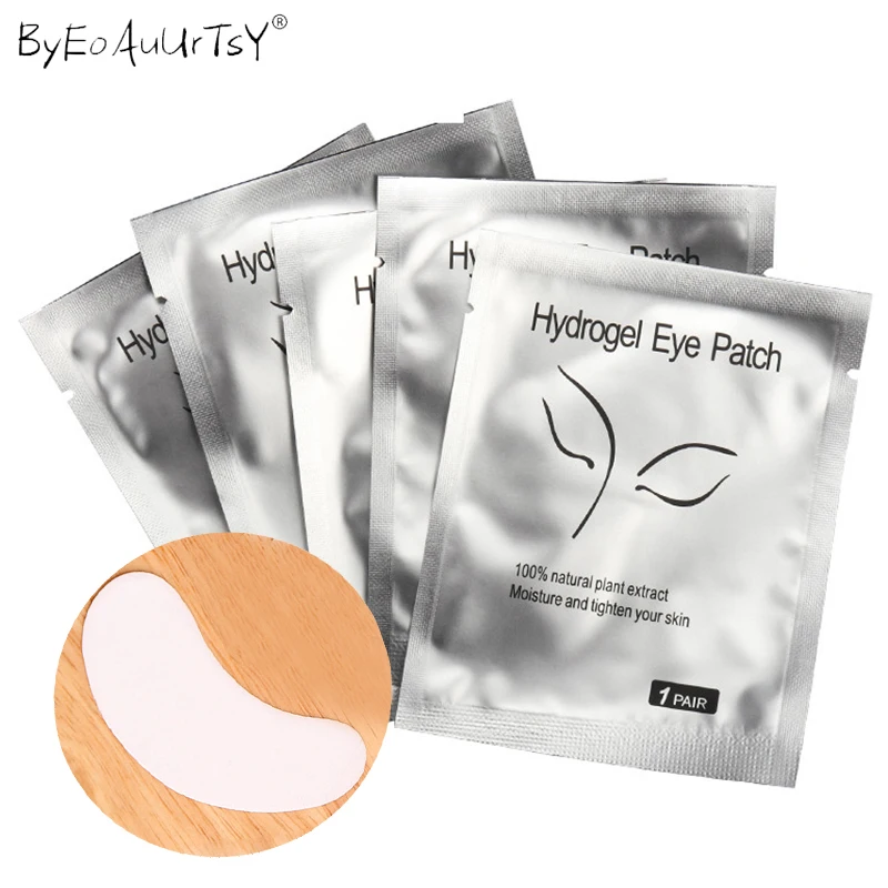 

100 Pairs Hydrogel Eye Pads Eyelashes Patches Makeup Tools Eyelash Extension Lashes Cosmetic Tools Eye Tips Sticker Wraps