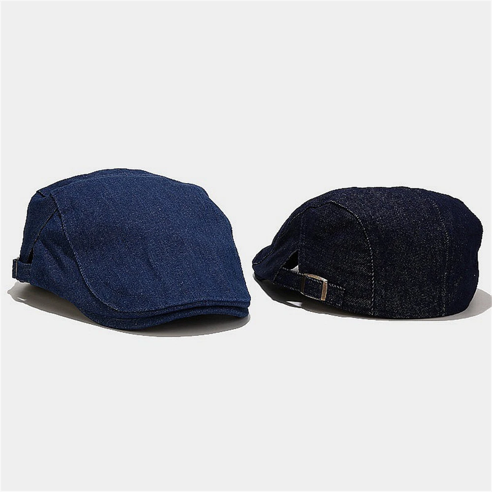 GOUTER Jeans берет шапка для мужчин и женщин Мужская Повседневная унисекс джинсовая