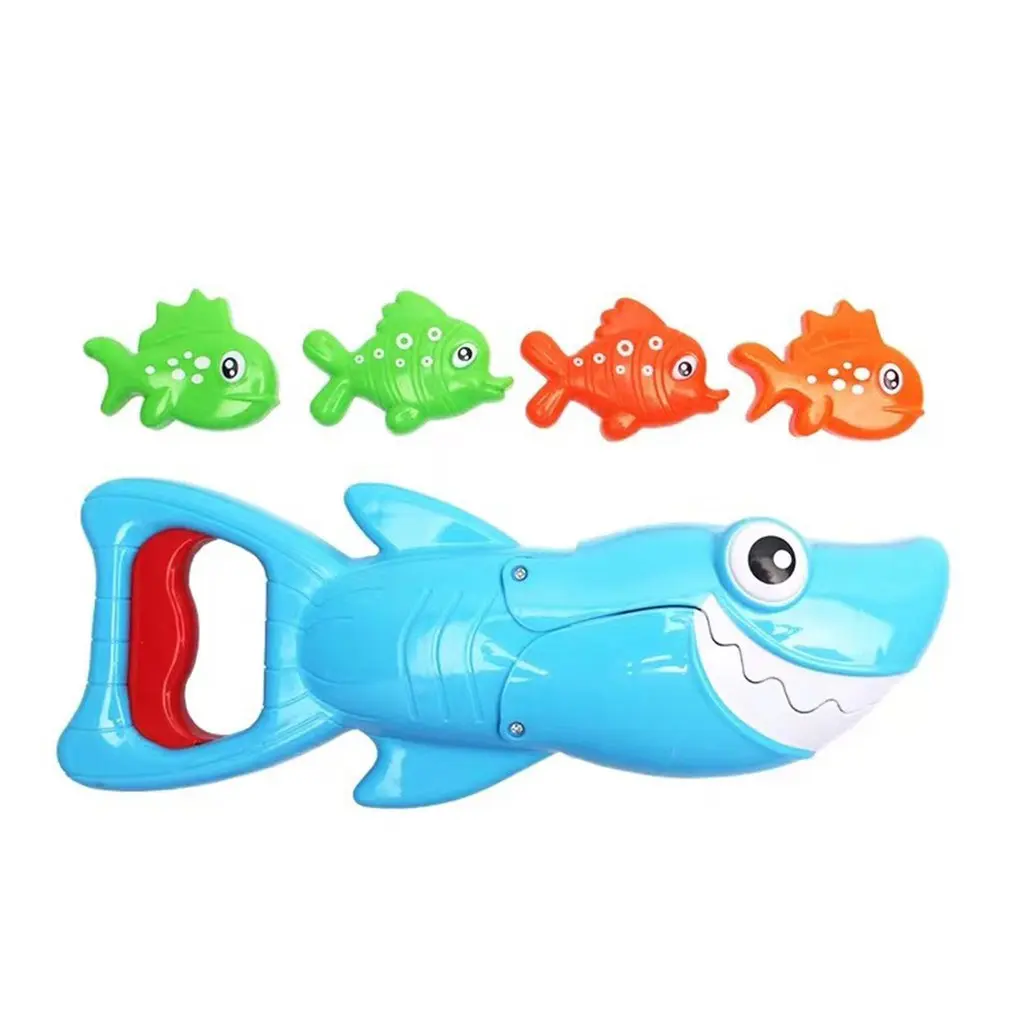 

Shark Hunting Big Fish Caught Small Fish Children Bath Toys Bathroom Swimming Pool Playing In The Water