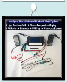 1 Piece Lamp Mirror Touch Dimmer Switch LED Mirror Light Touch Sensor Switch for Home or Hotel Cabinet LED Light Makeup Mirror