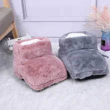 

USB Electric Heated Foot Shoes Winter Warmer Feet Boots Cover Heating Slippers Heater Shoes For Home Travel Office 5V