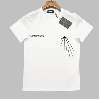 

T shirt short dsq cotton 2020 new summer popular 3D d2 trend loose men's T-shirt half sleeve