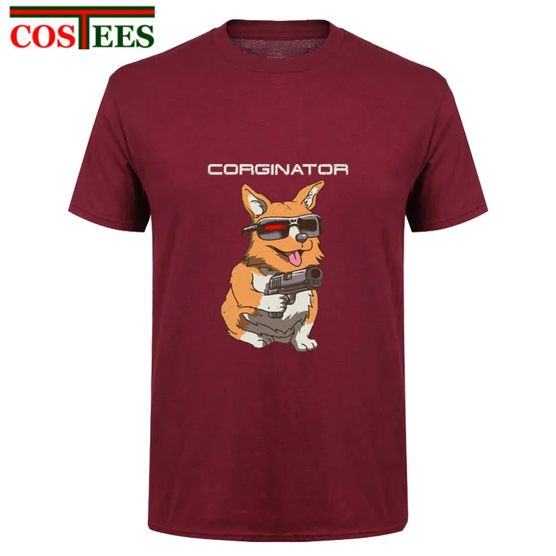 Final Fantasy коргинатор расторгнуть вас с остроумие футболки милые корги для мужчин