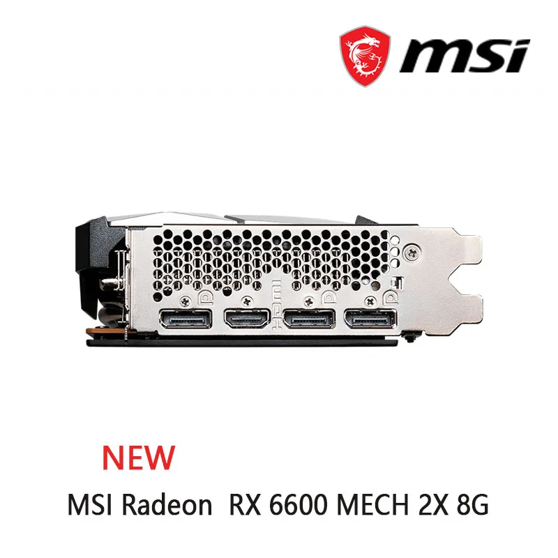 NEW MSI Radeon RX 6600 MECH 2X 8G  GDDR6 128-bit  7nm RX6600 display card for pc