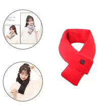 

Innovative Electric Scarf Warm Neck Protector Pure Color Design Electric Scarf Heating Scarf USB Heated Scarf