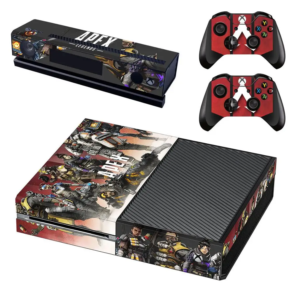 GSTM2502 Apex legends стикер s для xbox one наклейки на кожу стикеры Adesivo для xbox one консоль Kinect два контроллера Скины - Цвет: GSTM2502