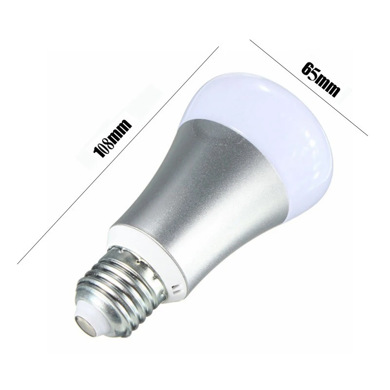 Цветная инфракрасная декоративная лампа с дистанционным управлением 10 Вт RGB+ белая инфракрасная лампа с дистанционным управлением E27 Светодиодный светильник с изменением цвета светодиодный светильник