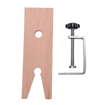 

Practical Boutique Jewelers Bench Pin Clamp Depth V-Slot Clamp for Table Workbench Jewelers Tool