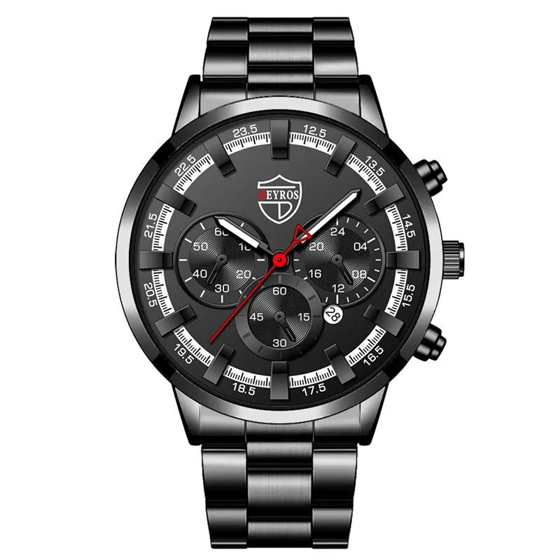Fashion Mens Watches Luxury Men Sports Gold Stainless Steel Quartz Wrist Watch Man Business Casual Leather Watch часы мужские - Image 7