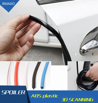 

5M universal Anti Collision Side Door Edge Guard Car Rubber Bumper strip Protection Sticker Strip Seal Strips decorative strip