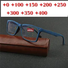 Квадратные прогрессивные многофокусные очки солнцезащитные очки-хамелеоны мужские фотохромные модные пресбиопии диоптрии очки для чтения NX