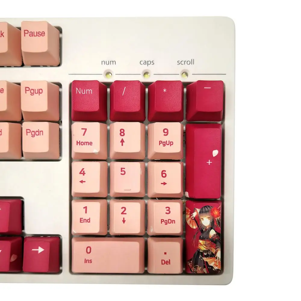 Аниме колпачки для ключей 60% OEM Подарочная коробка anne pro 2 Ducky one mini Razer Huntsman Mini durgod