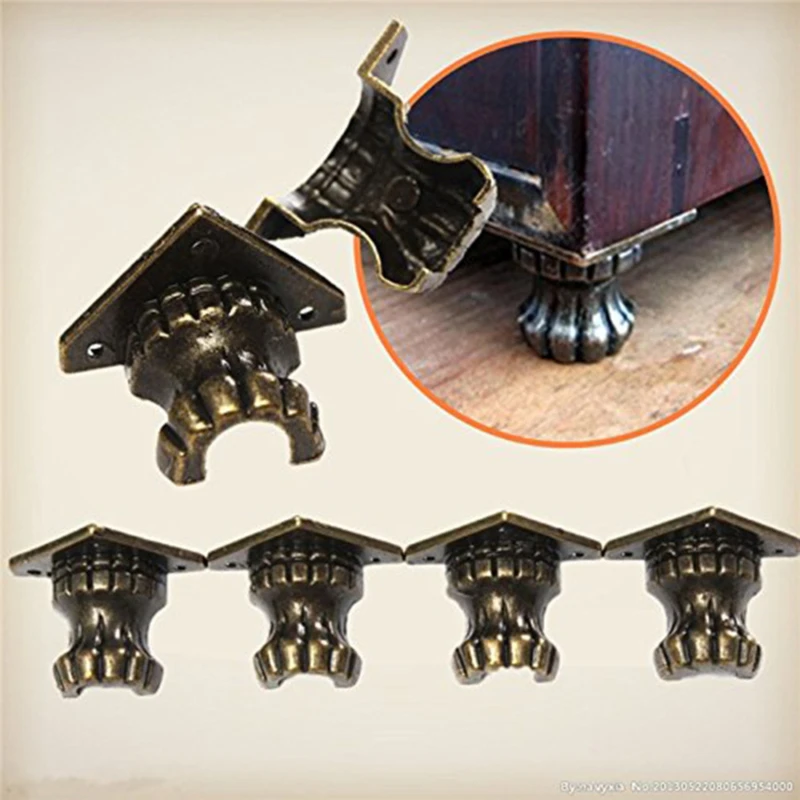 

8PCS/Set Solid Wooden Oblique Angle Sofa Legs Feet Coffee Table Furniture Legs for Cabinets Tables Animal Feet Wooden Box