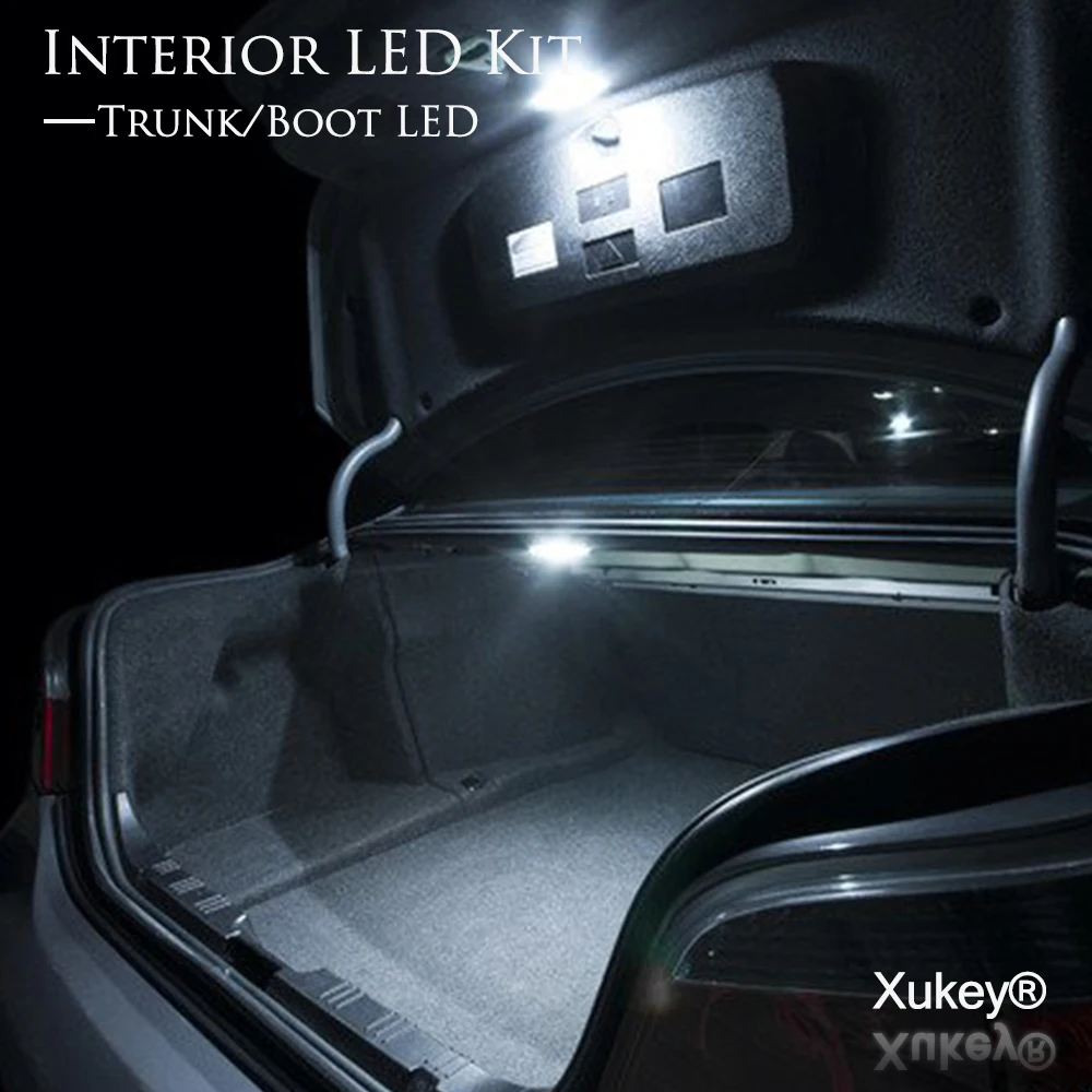 8 шт. внутренний светодиодный светильник для Subaru Forester SG SH 2002-2012 карта внутренний багажник загрузки Купол лампы для чтения CANBUS