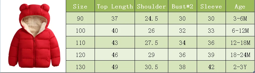 От 3 месяцев до 3 лет, зимнее пальто для малышей детский однотонный пуховик с капюшоном и объемными ушками медведя, комбинезоны теплая зимняя одежда для детей, мальчиков и девочек