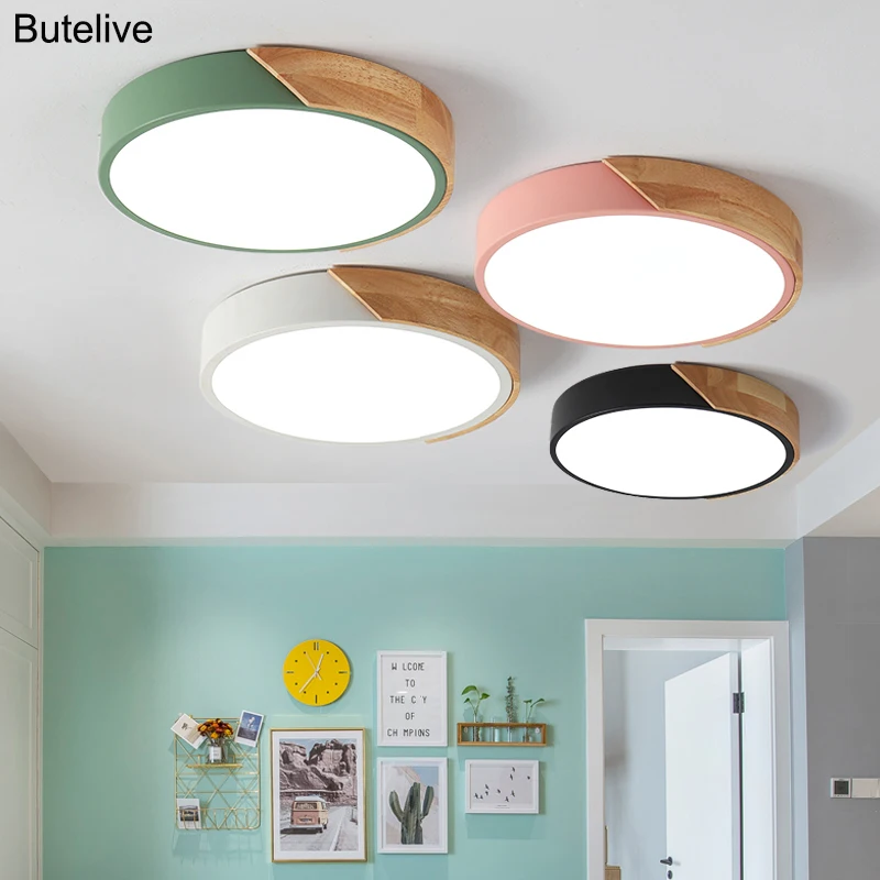

5cm Ultra Thin Led Ceiling Lights for Living Room Lights Dimmable Modern Ceiling Lamp Nordic Bedroom Kids Room Plafonnier Led