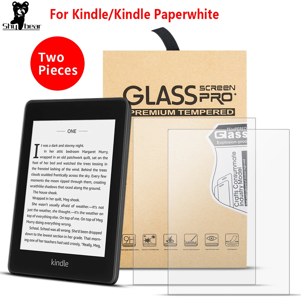

Screen Tempered Glass for kindle paperwhite 2016 2018 for kindle 10th 2019 for kindle 4 kindle 5 6 protector film