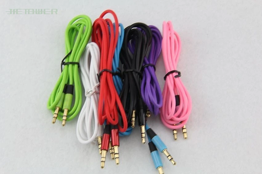 Audio Cable 3 5mm Aux Headphone Cable Male to Male Audio Cable Line For Car iPhone MP3 MP4 Headphone Speaker 500PCS LOT