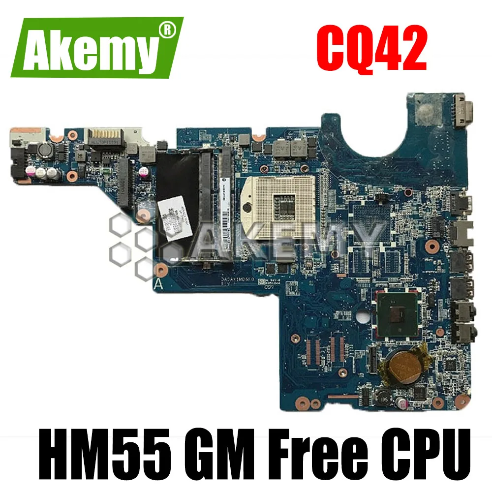 CQ42 motherboard For HP 595184-001 CQ62 G42 G62 laptop DDR3 HM55 GM Free CPU | Компьютеры и офис