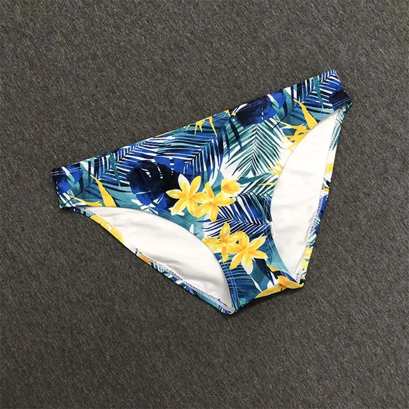 Floral 2 Сексуальный купальник для женщин, бикини, трусики, стринги, трусики, купальный костюм, пляжная одежда, купальник, плавки Танга размера плюс - Цвет: Floral 2