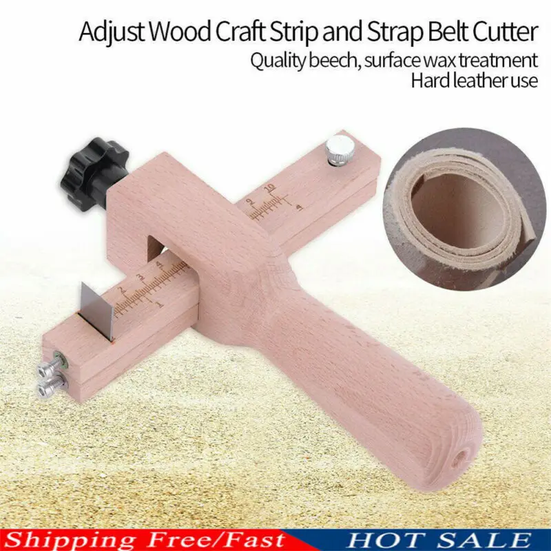 Регулируемый самодельный ремень резак деревянные полосы и инструмент для резки полос ремесло инструмент кожа ручные режущие инструменты