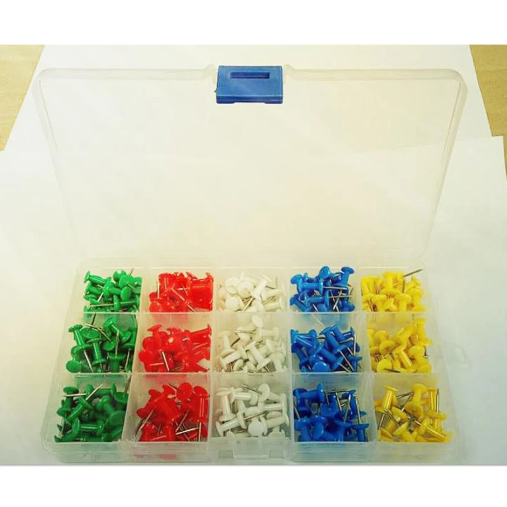 5Packs 15 Grids Clear Small Parts Storage Box Beads Container Organizer Case