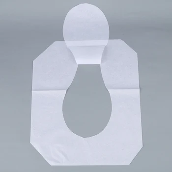 

200pcs/ Box Disposable Toilet Cushion Pad Practical Tongue Design Toilet Seat Cover Water-Dissolved Paper For Home Travel Hotel
