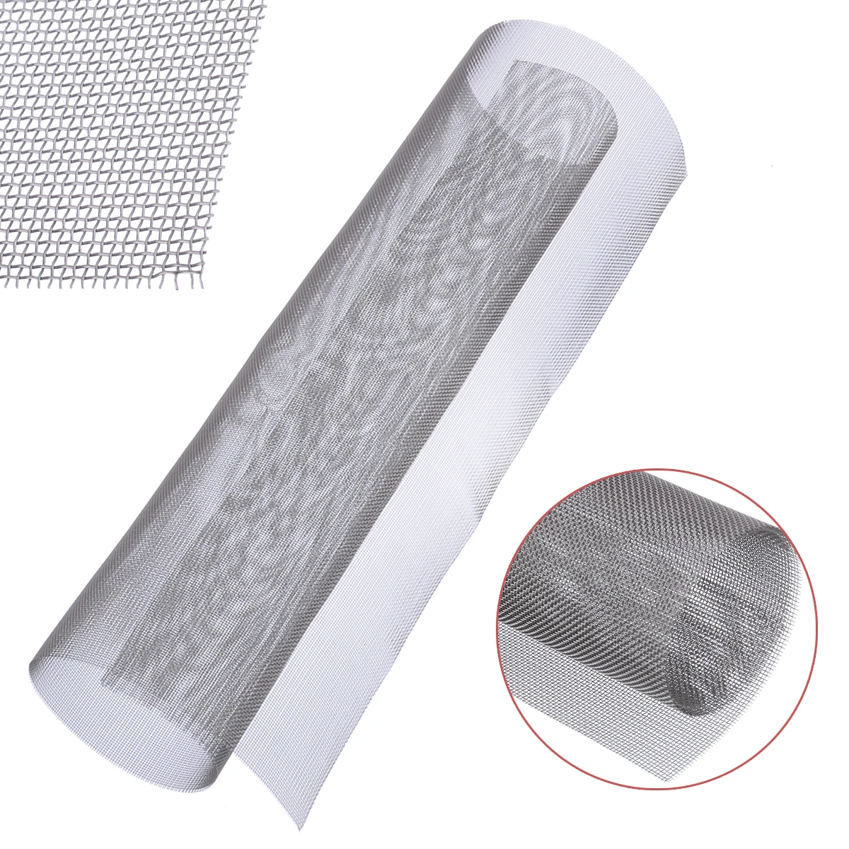 

30X30cm 30 Mesh Stainless Steel Screen Mesh Filter 600 Micron Filter Mesh Sheet Filtration Woven Wire Screen Tool Part