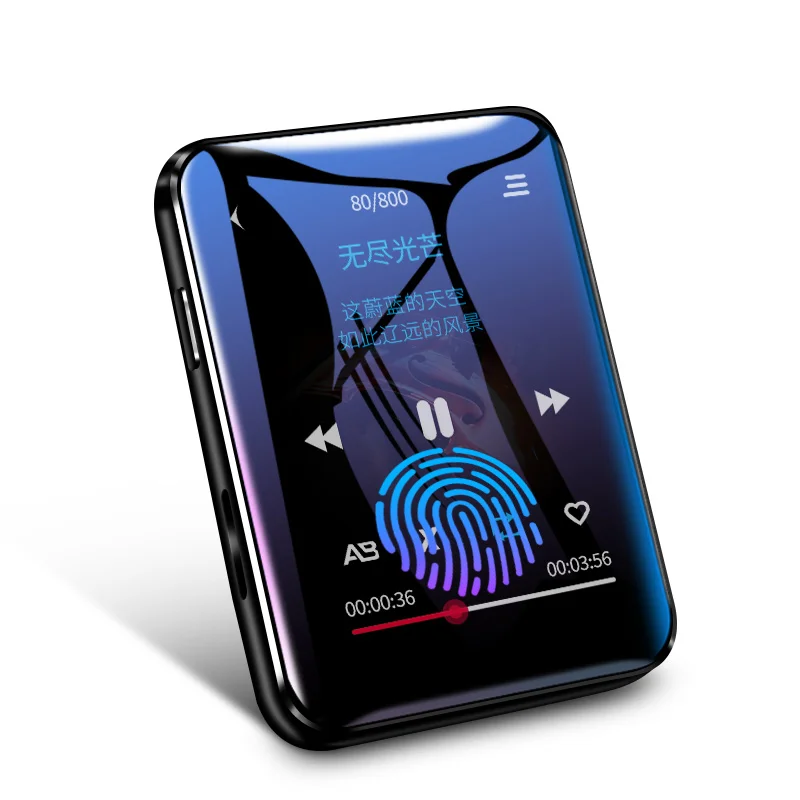 Benjie-reprodutor de Música com Tela Sensível ao Toque Reprodutor de Vídeo Bluetooth Rádio fm E-book Alto-falante Mp3 8gb 16gb - Image 4