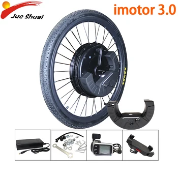 

imotor 3.0 Electric Bicycle Kit Front Motor Wheel with Battery 24''26''29''700C E Bike Conversion kit APP Disc/V Brake Ebike Kit