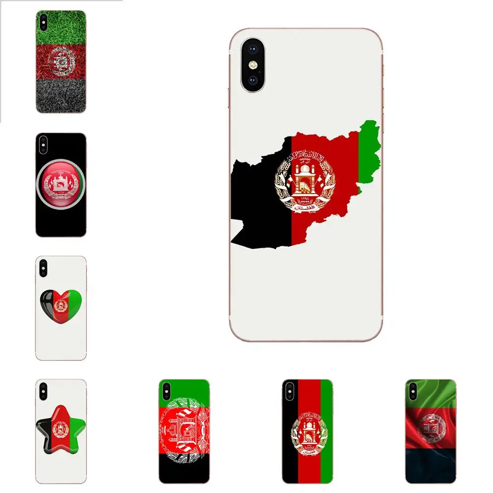 

For Huawei Honor 4C 5A 5C 5X 6 6A 6X 7 7A 7C 7X 8 8C 8S 9 10 10i 20 20i Lite Pro TPU Cellphone Transparent Afghanistan Flag