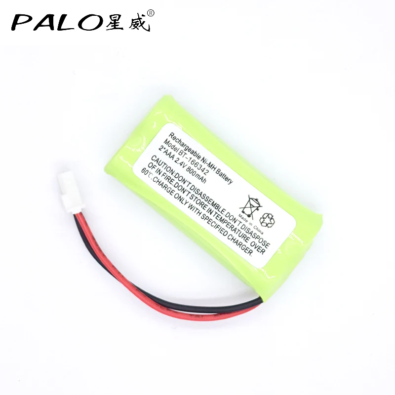 Горячая новинка тип PALO высокое качество батарея 2 4 V 800mAh ni mh аккумуляторная