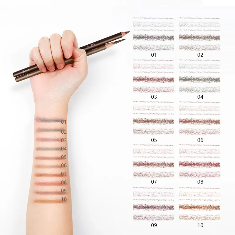 Natural 3D Eyebrow Pen 10 Colors Microblading Eyebrow Setting Pencil Waterproof Makeup Sketch Cosmetic Tattoo Dye Tint Pen TSLM3