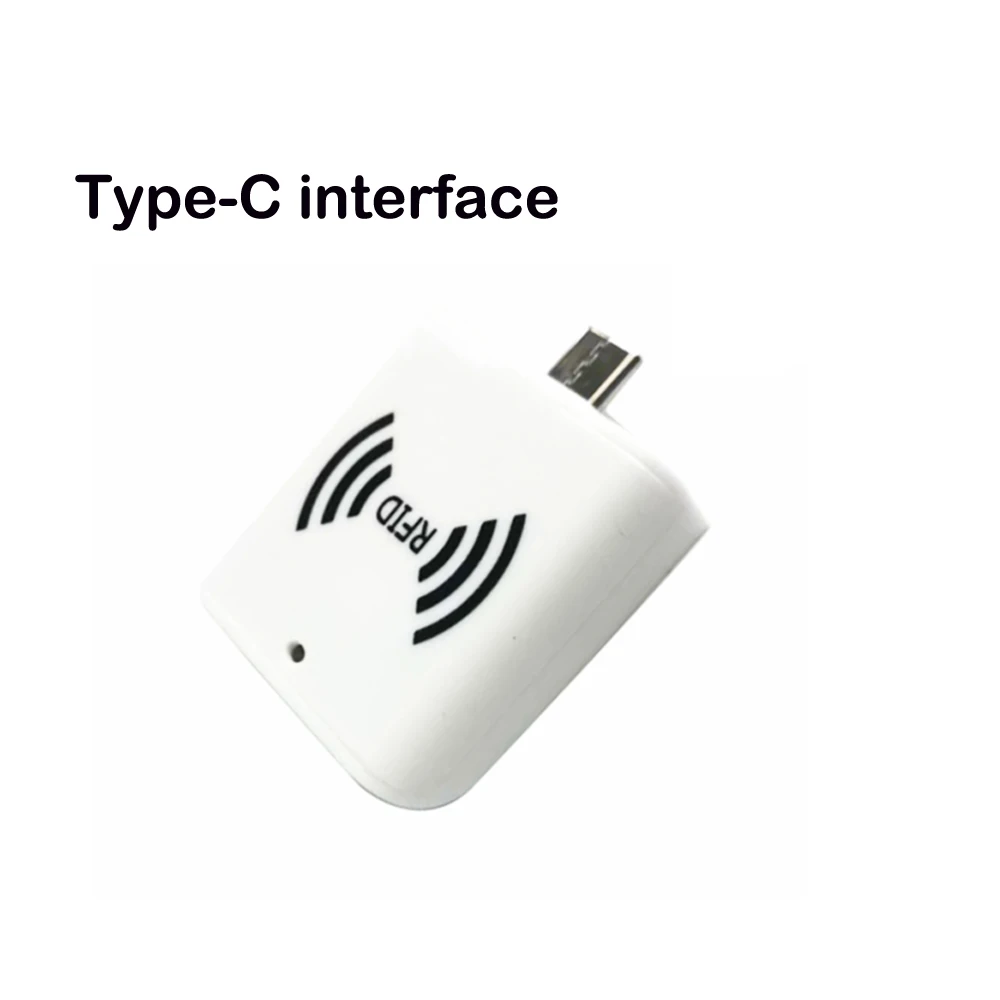 ID 125 кГц/IC 13 56 МГц ISO14443A HF компактный RFID OTG Android телефон USB Type-c Интерфейс портативный