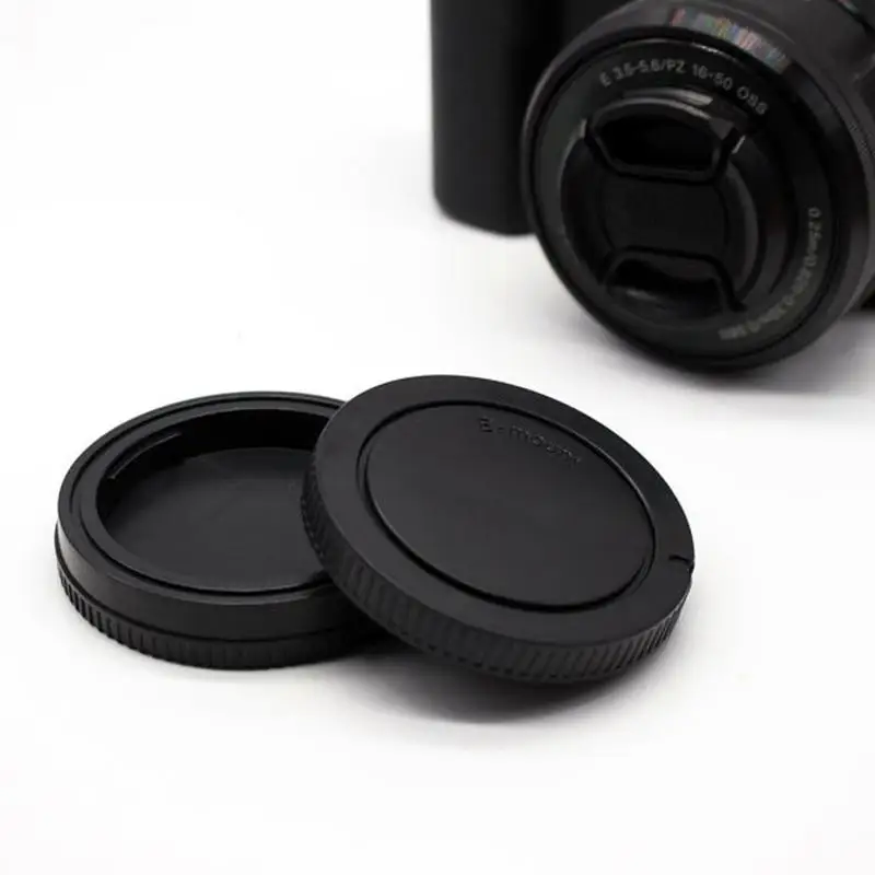2 шт. Sony Micro-One E Card Port 18-105 16-50 Cover 18-55 Back 55/1.8 Lens 50/1.8 Black I3X8 | Электроника